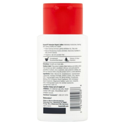Eucerin Intensive Repair Lotion - 89 ml| يوسيرين لوشن لاصلاج الجسم -89مل