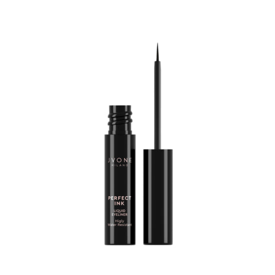 JVONE MILANO Perfect Ink Liquid Eyeliner Water Proof- 3.7ml | جيفون ميلانو ايلاينر سائل ضد الماء - 3.7 مل