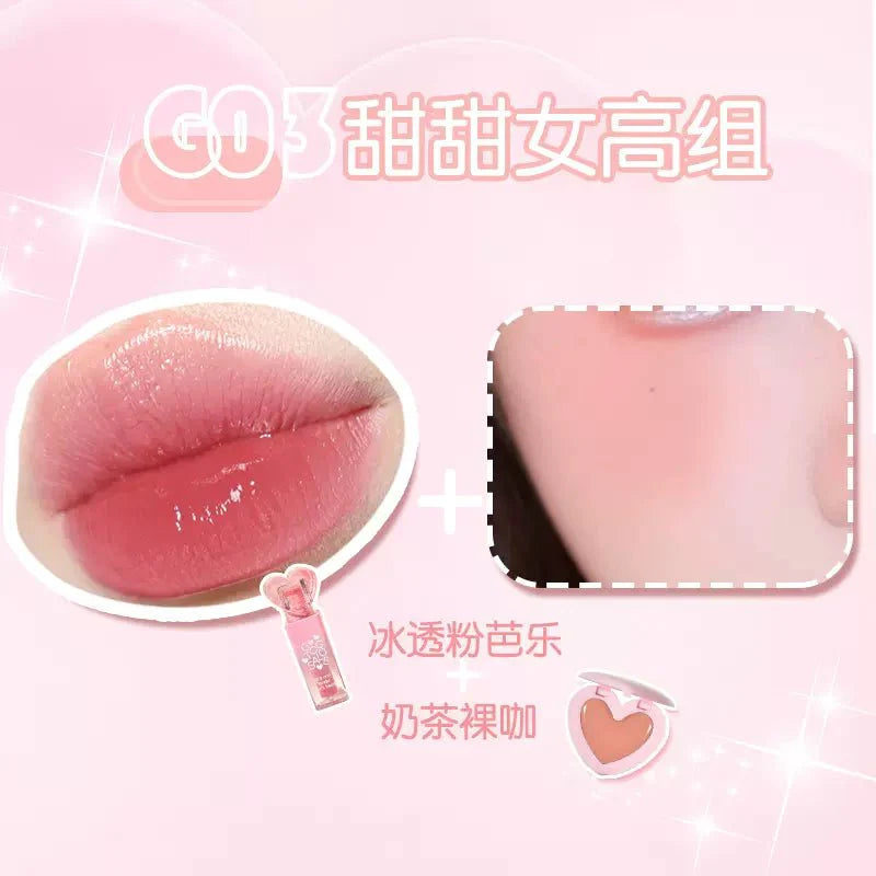 Lovely Cream Blush&Lipstick Set -1.2g