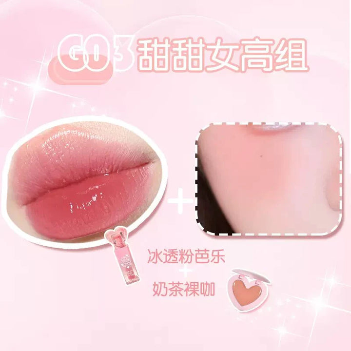 Lovely Cream Blush&Lipstick Set -1.2g
