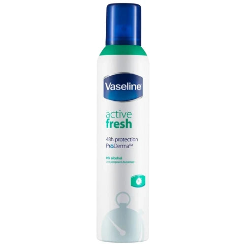 VASELINE 48h Protection 0% alcohol - 250ml | فازلين مزيل تعرق 0% كحول - 250 مل
