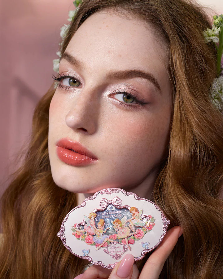 Flower Knows Midsummer Fairytales Embossed Five-Color Makeup Palette - 6.5g | فلاور نوز باليت اي شادو - 6.5 غرام