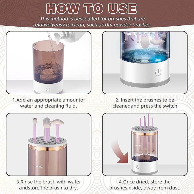 Makeup Brush Cleaner | جهاز تنظيف فرش المكياج