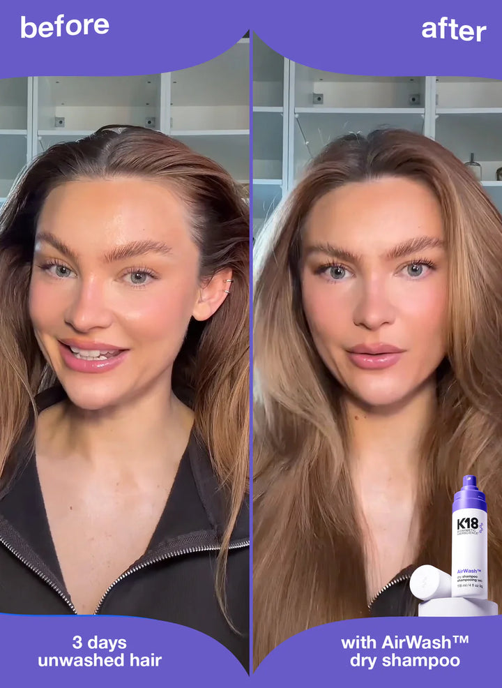 K18 Airwash Dry Shampoo - 118ml | كي 18 شامبو جاف - 118 مل