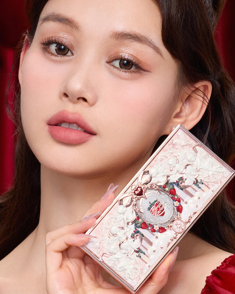 Flower Knows Strawberry Cupid Collection Make-up Palette - 14g | فلاور نوز باليت اي شادو - 14 غرام