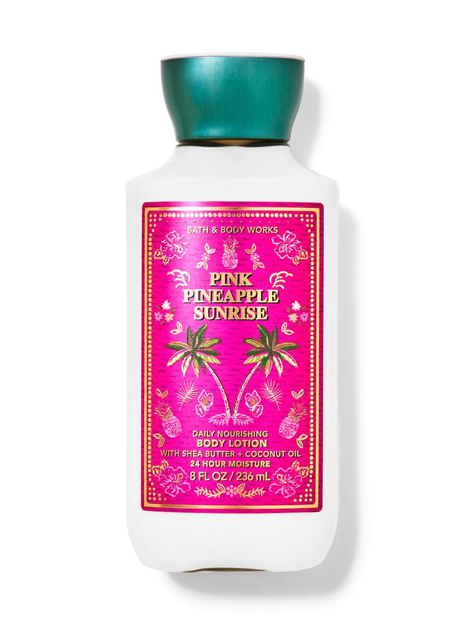 Bath & Body Works Body Lotion Pink Pineapple Sunrise - 236ml| باث اند بودي وركس لوشن مرطب للجسم - 236 مل