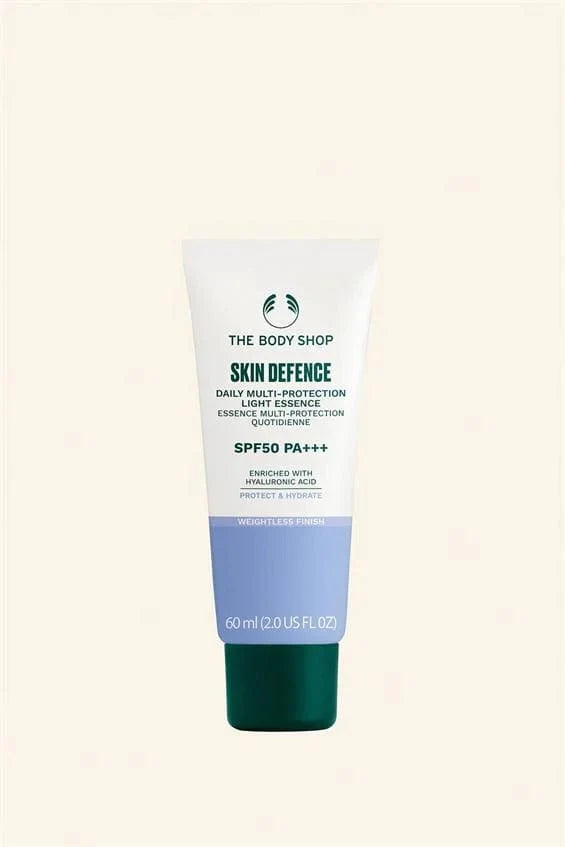 The Body Shop Skin Defense Daily Multi-Protection Light Essence - 60ml | ذا بودي شوب ايسنس واقي شمسي spf50 - 60 مل
