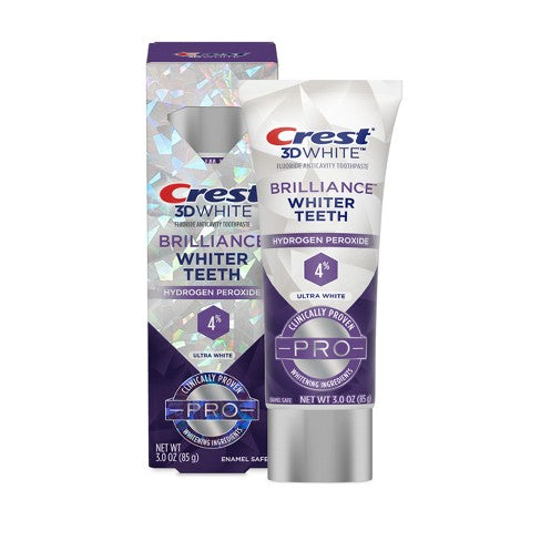 Crest 3D White Brilliance Pro Ultra White Toothpaste - 85g | كريست معجون أسنان مبيض 3D - 85 غرام