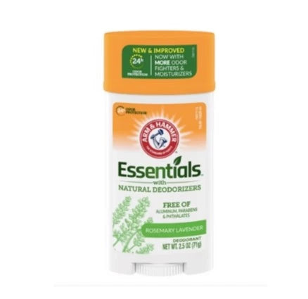 ARM & HAMMER Essentials Deodorant – Fresh Rosemary Lavender - 71g | ارم اند هامر مزيل تعرق ب لافندر روزماري المنعش - 71 غ