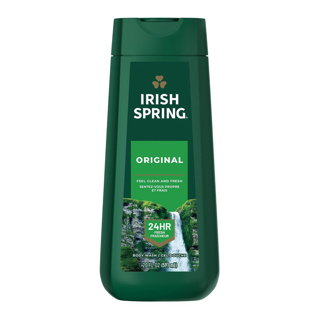 Irish Spring Original Clean Moisturizing Face  Body Wash - 591ml | أيرش سبرينغ جل استحمام مرطب للرجال - 591 مل