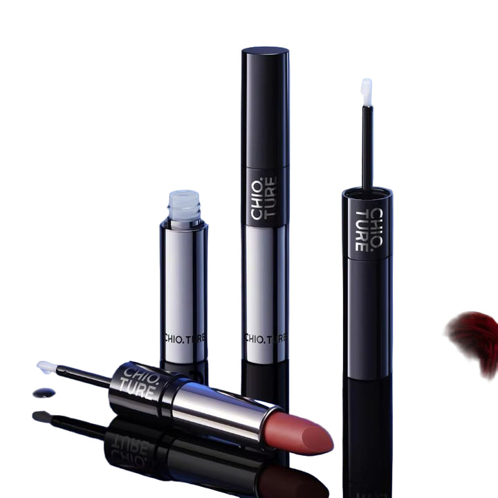 CHIO TURE Double End Lipstick - 2.5g| شيو تور احمر شفاه دبل -2.5 غرام