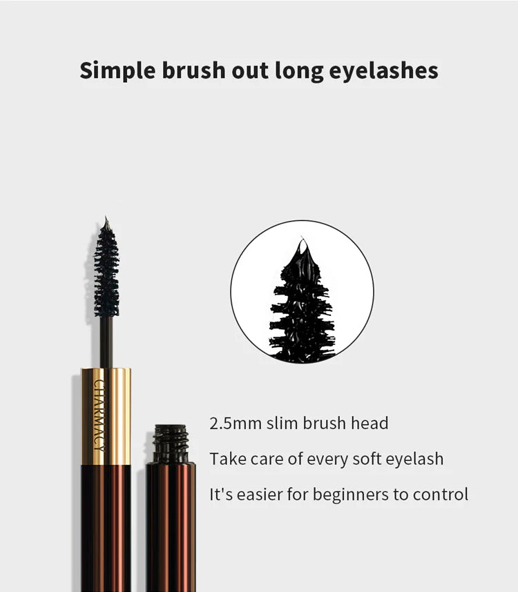 CHARMACY Milano True and False Mascara - 8g | شارمسي ميلانو ماسكارا مطولة و مكثفة للرموش - 8 غرام