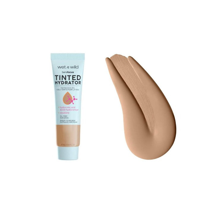 wet n wild BARE FOCUS TINTED HYDRATOR TINTED SKIN VEIL - 27ml | ويت ان وايلد مرطب مع لون للوجه - 27 مل