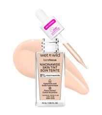 wet n wild Foundation Bare Focus Niacinamide Skin Tint - 32ml | ويت ان وايلد كريم أساس تنت بالنياسناميد - 32 مل