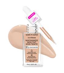 wet n wild Foundation Bare Focus Niacinamide Skin Tint - 32ml | ويت ان وايلد كريم أساس تنت بالنياسناميد - 32 مل