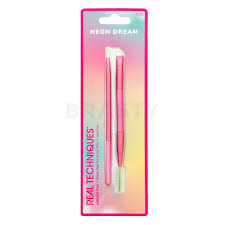 Real Techniques Neon Dream - 2pcs | ريل تكنيك فرشاة مكياج - 2 قطعة