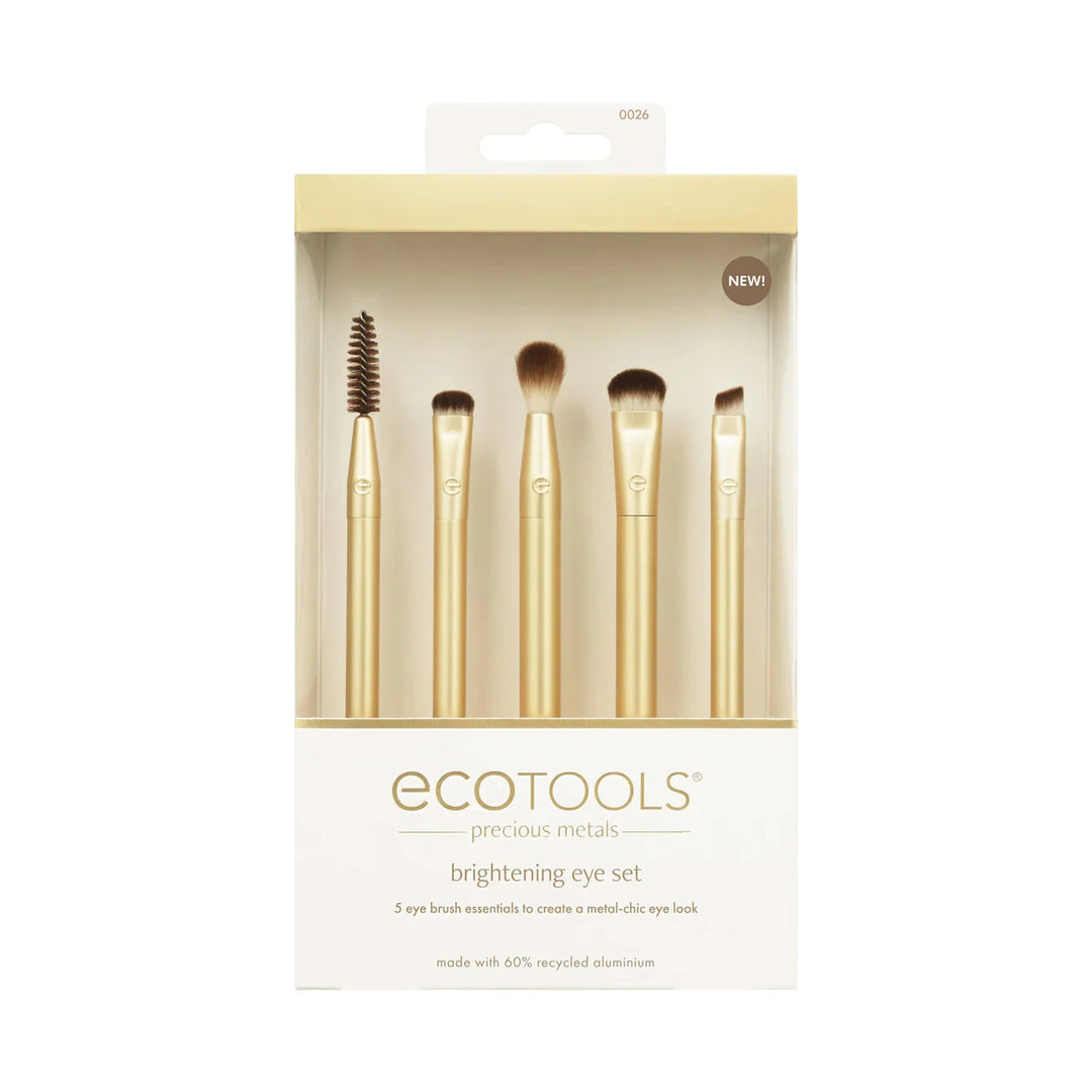 Precious Metals Brightening Eye Set 5pcs | مجموعة فراشي مكياج للعيون - 5 قطع