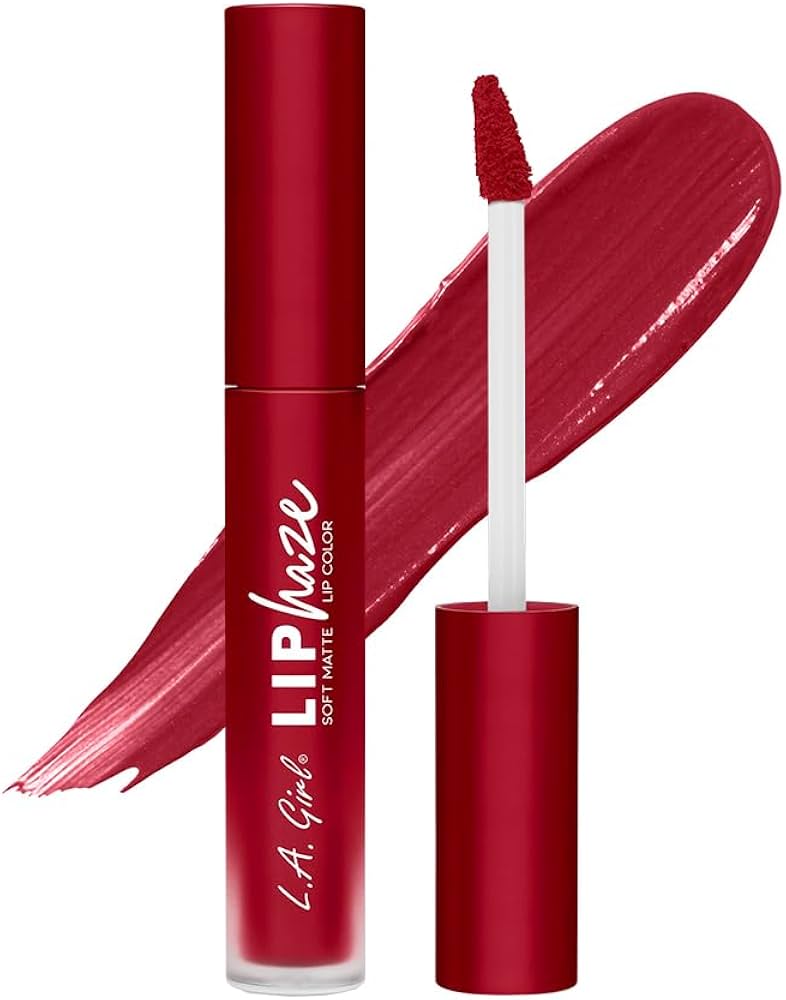 L.A. Girl Lip Haze Soft Matte Lip Color - 3.3ml | ال ايه كيرل أحمر شفاه سائل مات - 3.3 مل