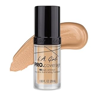 L.A Girl Pro Coverage Liquid Foundation - 28ml | ال ايه كيرل كريم أساس - 28 مل