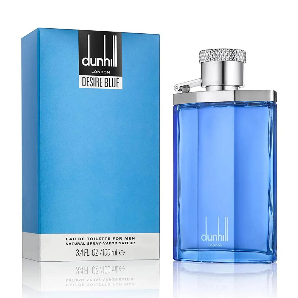 DUNHILL DESIRE BLUE EDT - 100ml | دانهل عطر ديزاير بلو  اودي تواليت للرجال - ١٠٠ مل