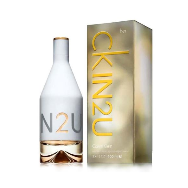 Calvin Klein CK IN2U Her Eau De Toilette Spray - 100ml  عطر سي كي ان تيو كلفن كلاين للنساء