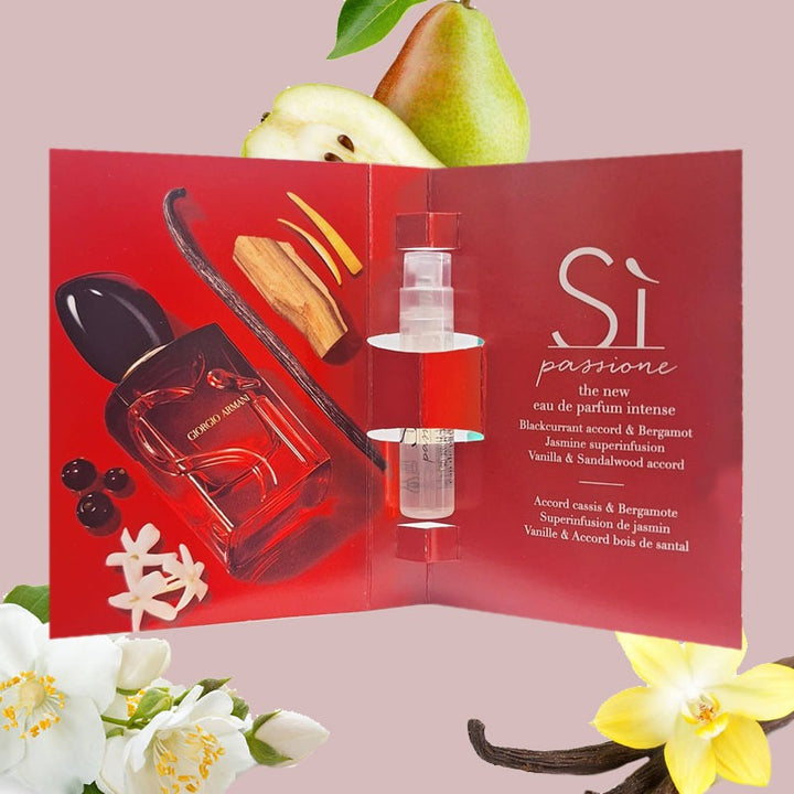 Si Intense Sample Eau De Parfum - 1.2ml / سانبل عطر جورجيو ارماني سي باشن اودي برفام انتنس للنساء