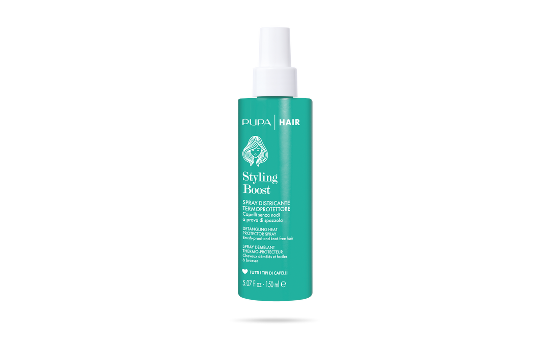 pupa Styling Boost Detangling Heat Protector Spray - 150ml | بوبا بخاخ لحماية الشعر من الحرارة - 150 مل