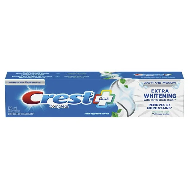 Crest Extra Whitening A Whiter Smile - 153g | كريست معجون أسنان مبيض - 153 غرام