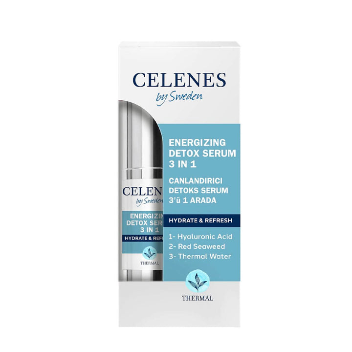 Celenes Thermal Eneergizing Detox Serum 3in1 - 30ml | سيلينس سيروم التخلص من السموم 3 في 1 - 30 مل