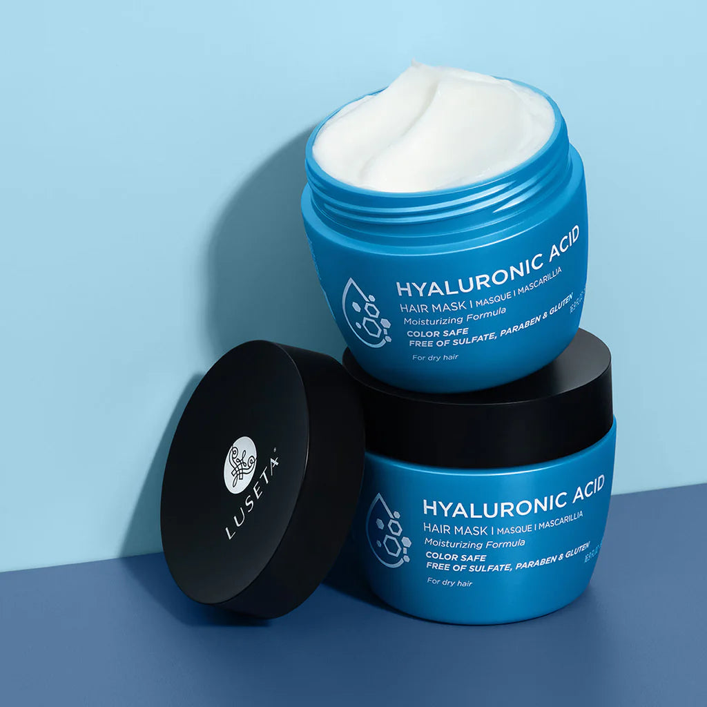 LUSETA Hyaluronic Acid Moisturizing Hair Mask - 500ml | لوسيتا ماسك للشعر بالهيالورونيك اسيد - 500 مل