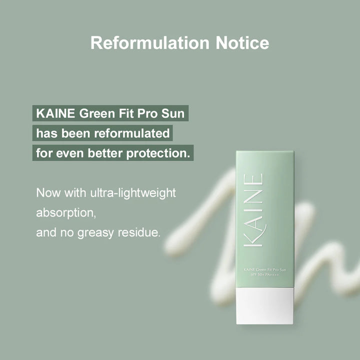 KAINE Green Fit Pro Sun Spf50+ -55ML | كاين واقي شمسي  - 55 مل