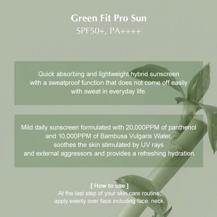 KAINE Green Fit Pro Sun Spf50+ -55ML | كاين واقي شمسي  - 55 مل
