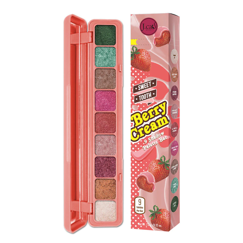 J. Cat Sweet Tooth Shadow Balett Bar - 7.2g| جي كات  باليت ظلال للعيون -7.2غرام
