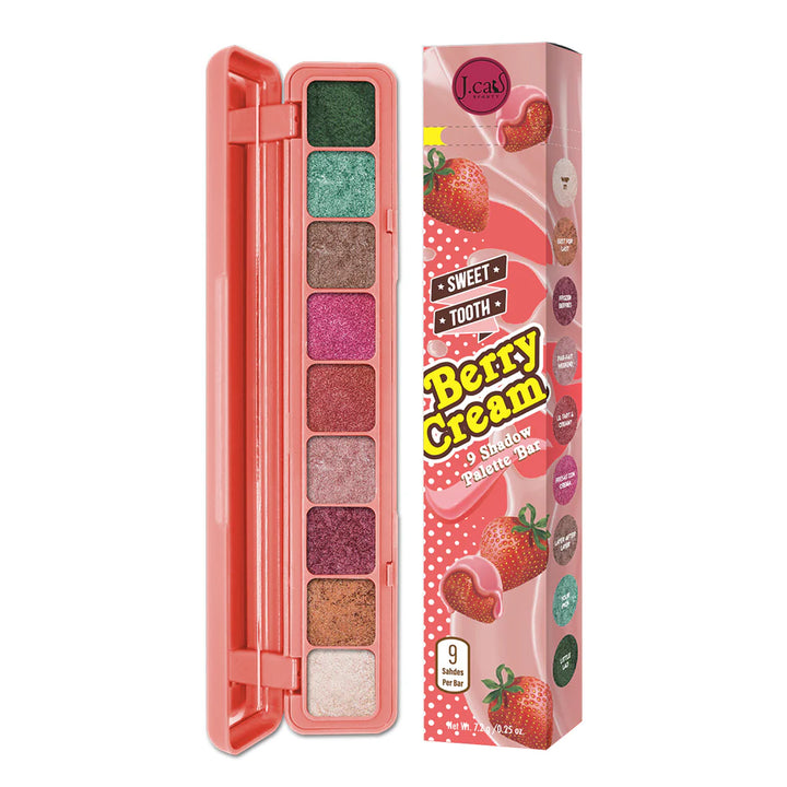 J. Cat Sweet Tooth Shadow Balett Bar - 7.2g| جي كات  باليت ظلال للعيون -7.2غرام