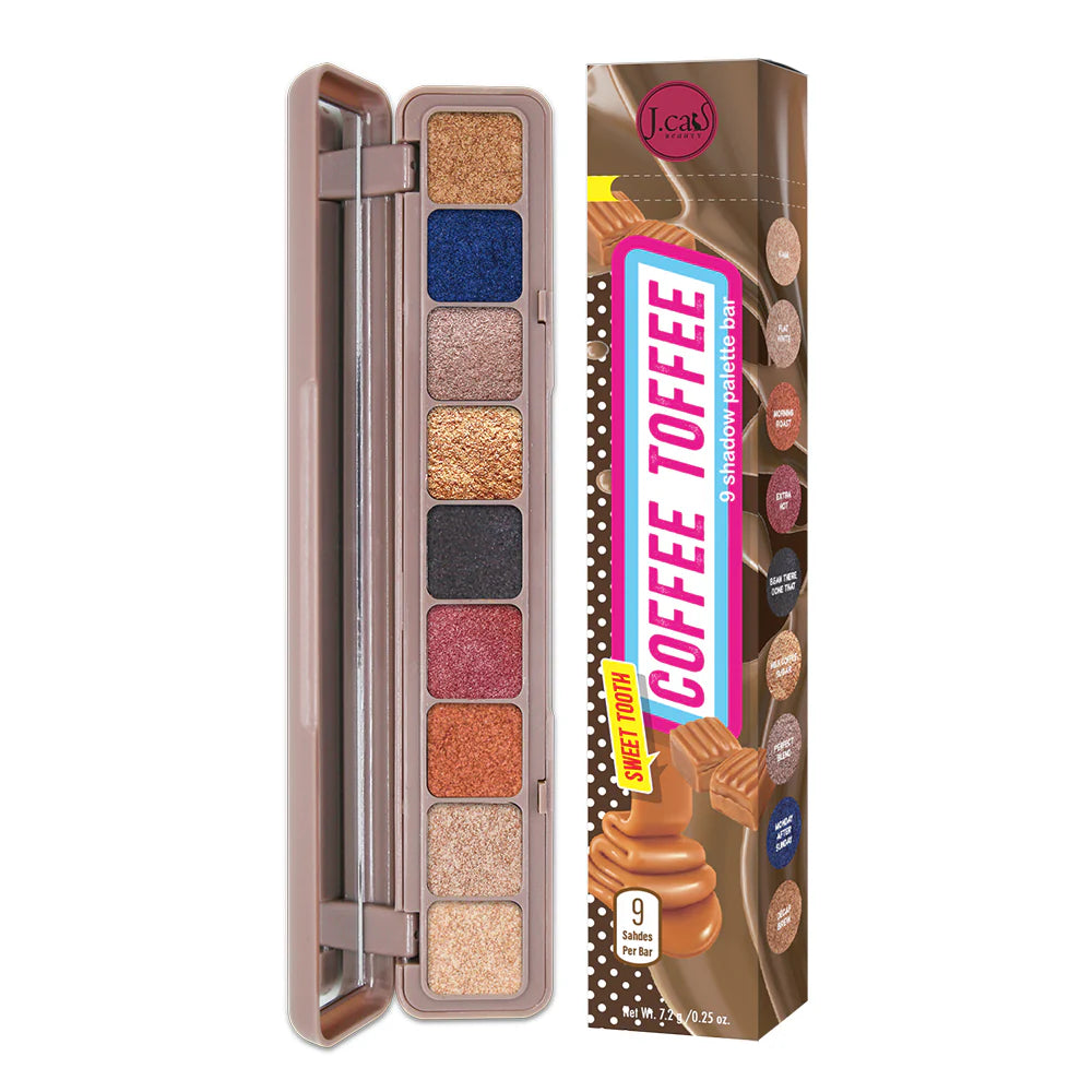 J. Cat Sweet Tooth Shadow Balett Bar - 7.2g| جي كات  باليت ظلال للعيون -7.2غرام