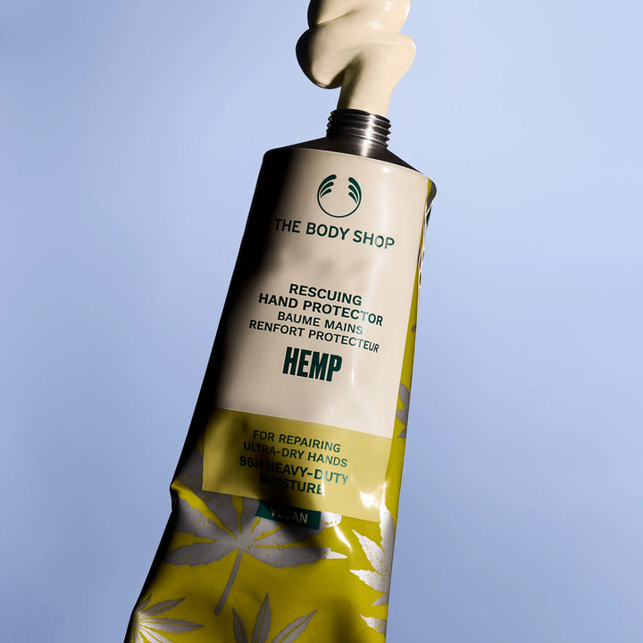The Body Shop Rescuing Hand Protector Hemp - 30 ml | ذا بودي شوب كريم مرطب لليدين ببذزر القنب - 30 مل