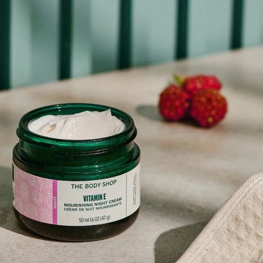 The Body Shop Vitamin E Nourishing Night Cream - 50ml | ذا بودي شوب كريم ليلي بفيتامين اي - 50 مل