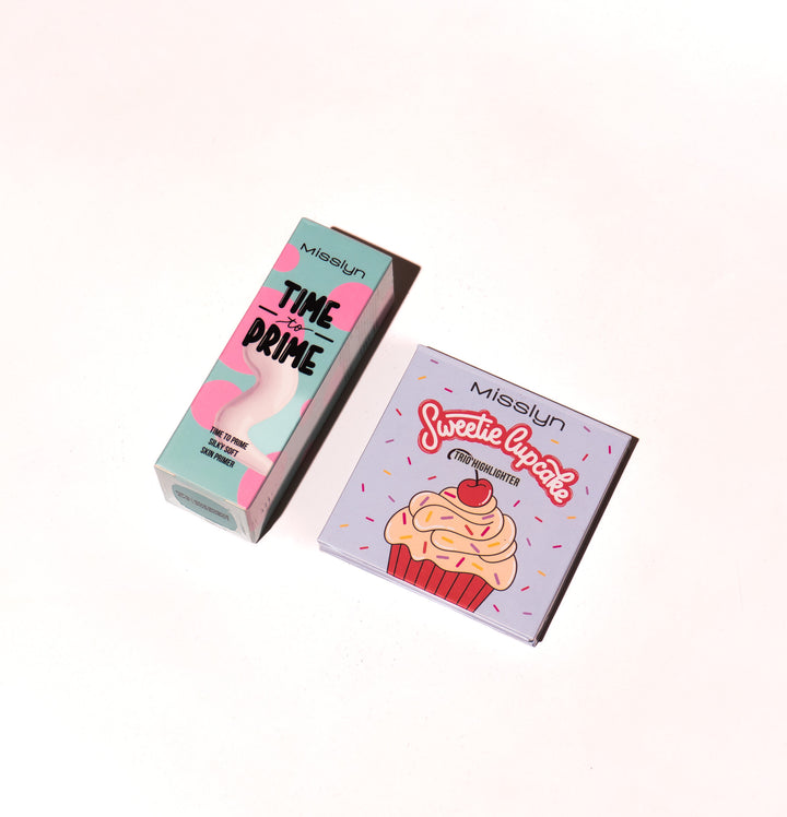 Misslyn Primer + Highlighter - 15mlx8g | ميسلين برايمر + هايلايتر - 15 مل x 8 غرام