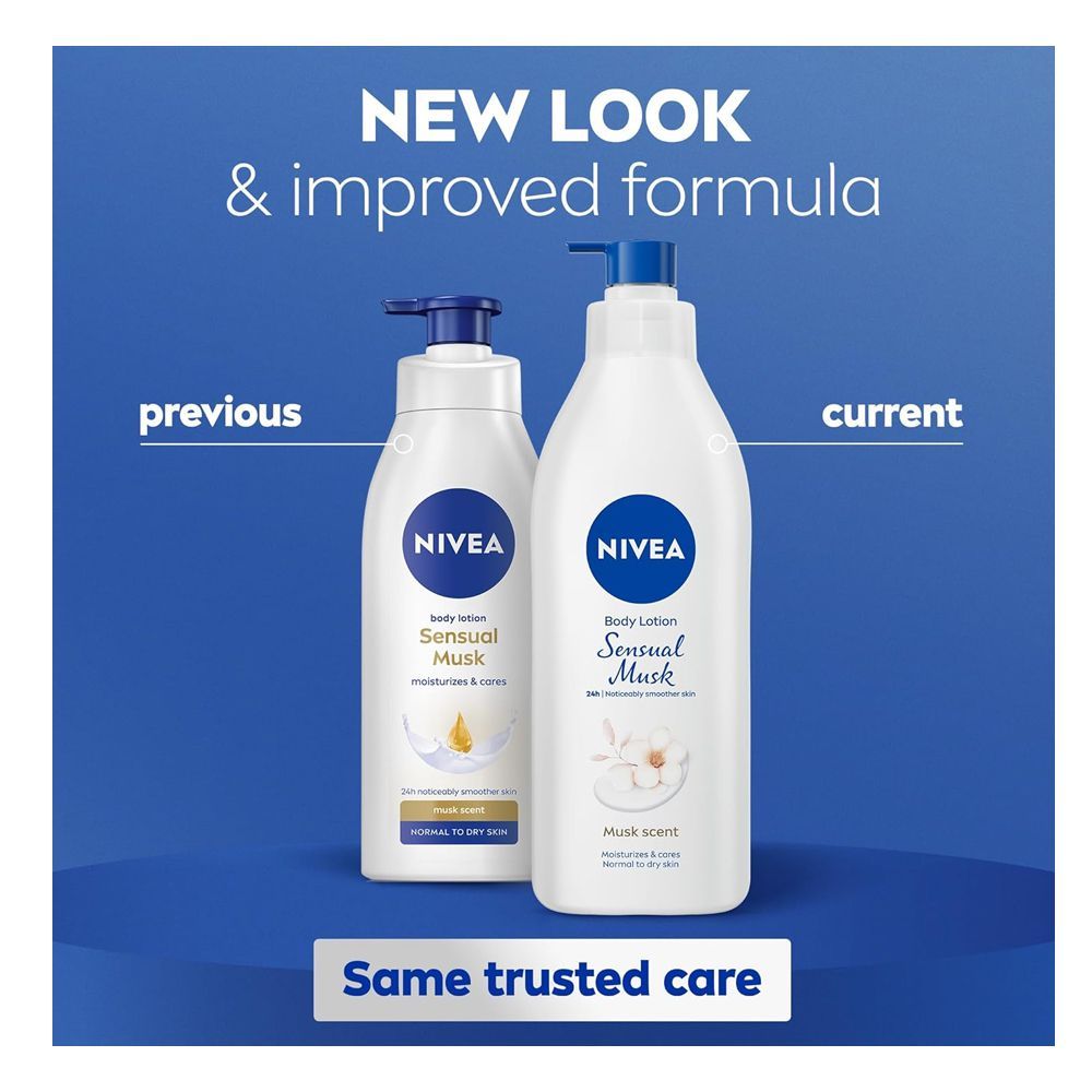 NIVEA Body Lotion Sensual Musk - 400ml | لوشن الجسم نيفيا سينشوال مسك – 400 مل