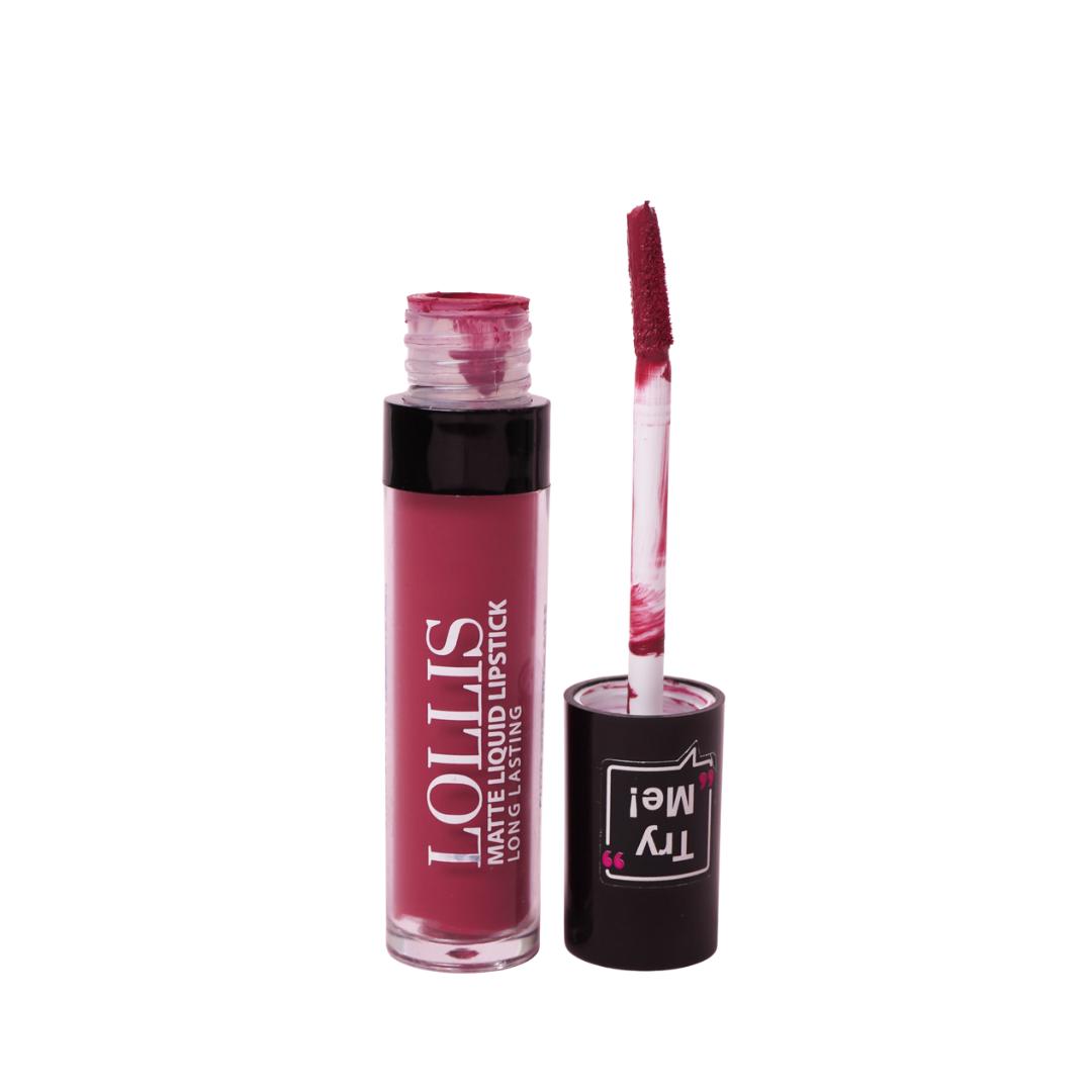 LOLLIS MATTE LIQUID LIPSTICK - 6ml| لوليس أحمر شفاه سائل مات -6مل