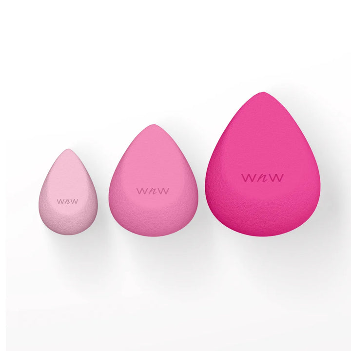 wet n wild POWER TRIO MAKEUP SPONGE SET - 3PCS | ويت ان وايلد سيت اسفنجات مكياج - 3 قطع