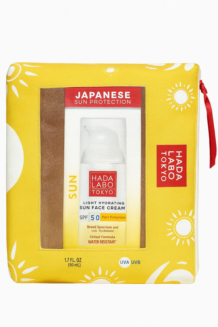 حقيبة+ Hada Labo Face Sun Spf 50+ - 50ml |هادا لابو واقي شمسي بعامل حماية 50 - 50 مل