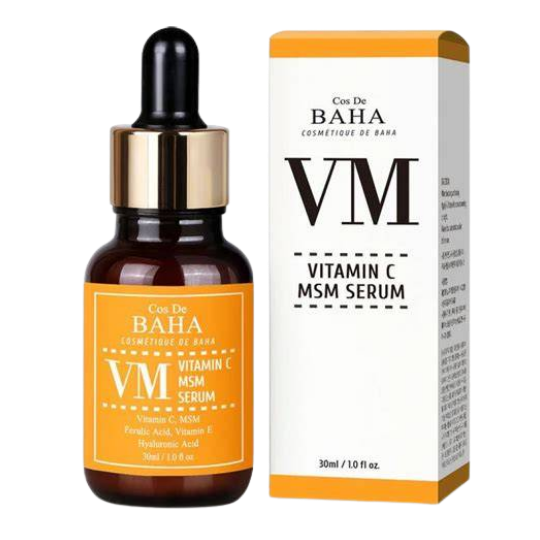 COS DE BAHA VM Vitamin C MSM Serum - 30ml | كوز دي باها سيروم القيتامين سي - 30 مل