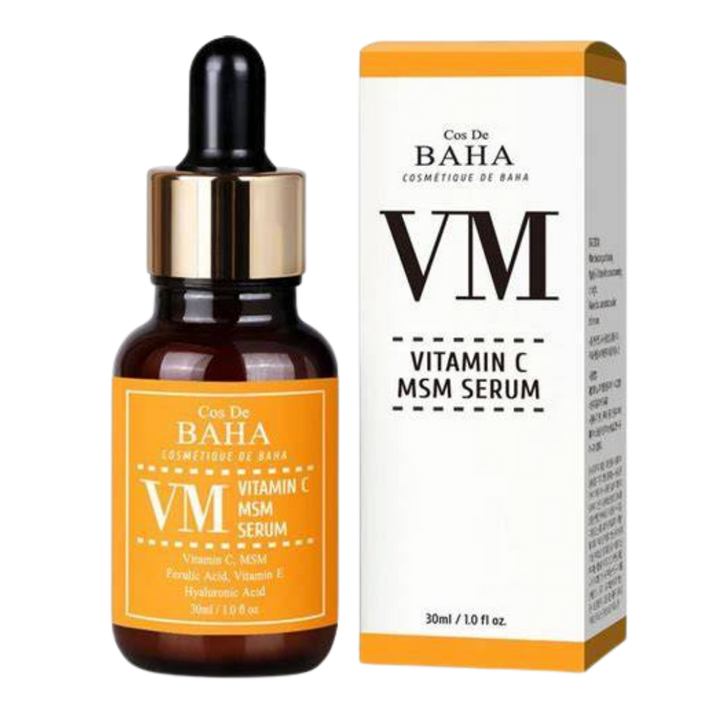 COS DE BAHA VM Vitamin C MSM Serum - 30ml | كوز دي باها سيروم القيتامين سي - 30 مل