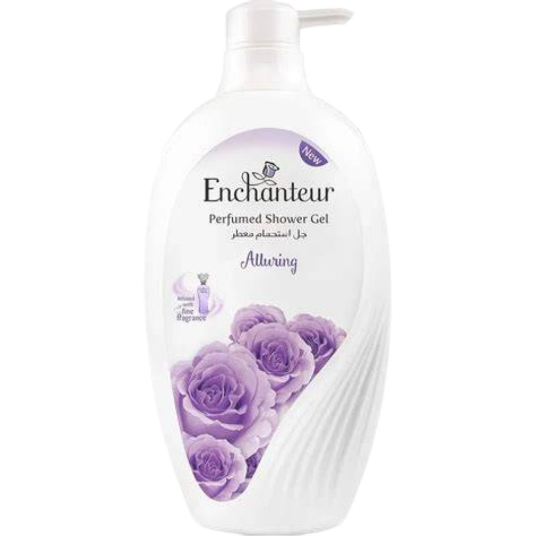 Enchanteur perfumed Shower Gel Alluring - 550ml | انشانتر جل الاستحمام الورينغ - 550 مل
