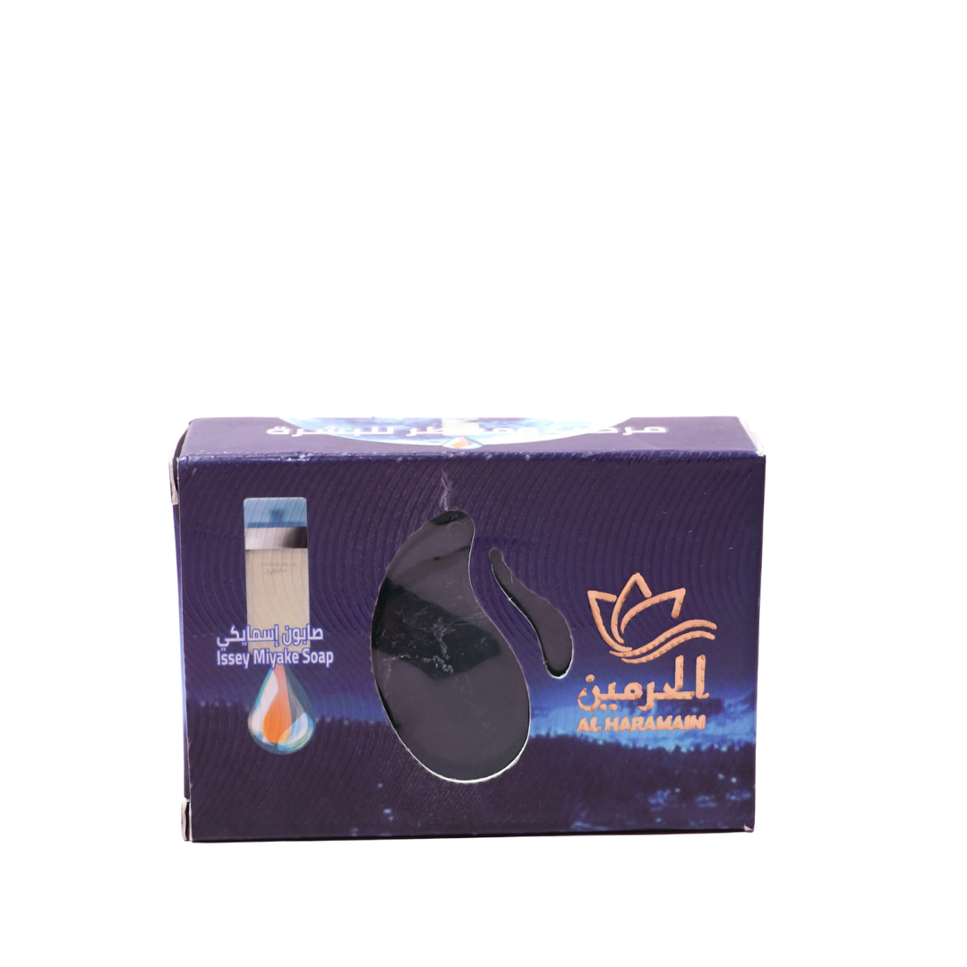 Alharamain Issey Miyaka Soap - 110g | الحرمين صابونة لليدين وللجسم ايسمايكي - 110 غ