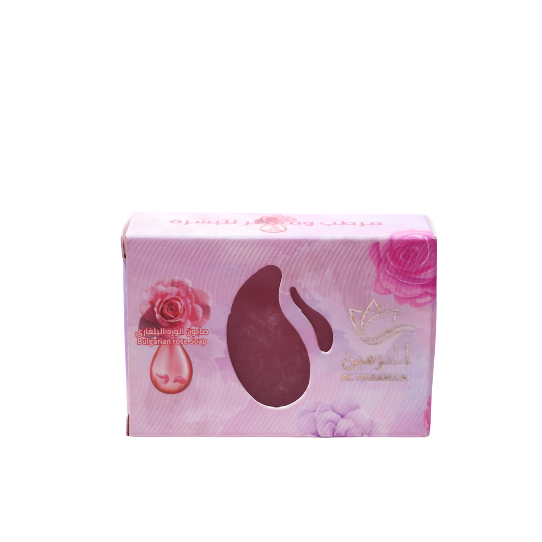 Alharamain Bulgarian Soap - 110g| الحرمين  صابون الورود البلغاري -110غرام