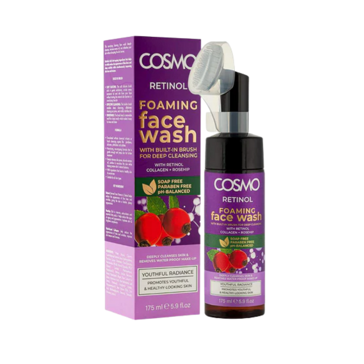 COSMO Retinol Foaming Face Wash - 175ml | كوزمو غسول رغوي للوجه بالريتنول - 175 مل