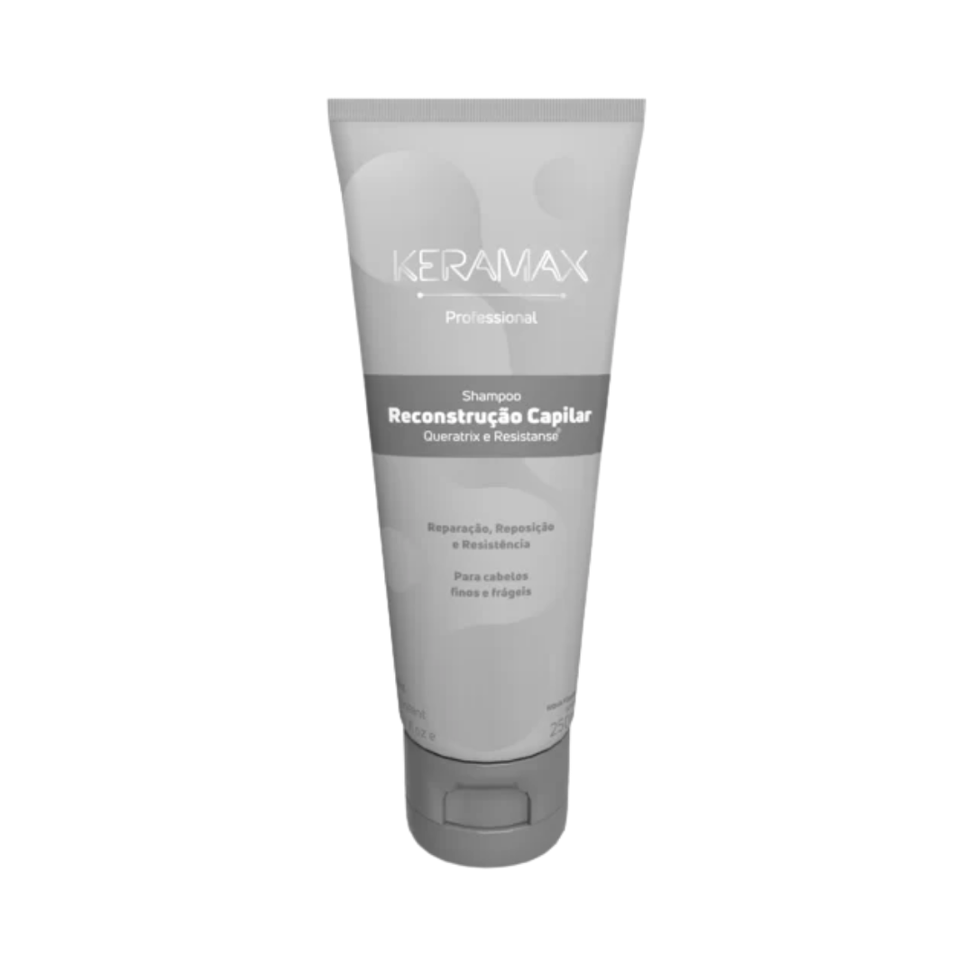 SKAFE Shampoo Reconstrucao Capilar Queratrix E Resistanse - 250ml | سكاف شامبو لإصلاح الشعر التالف - 250 مل
