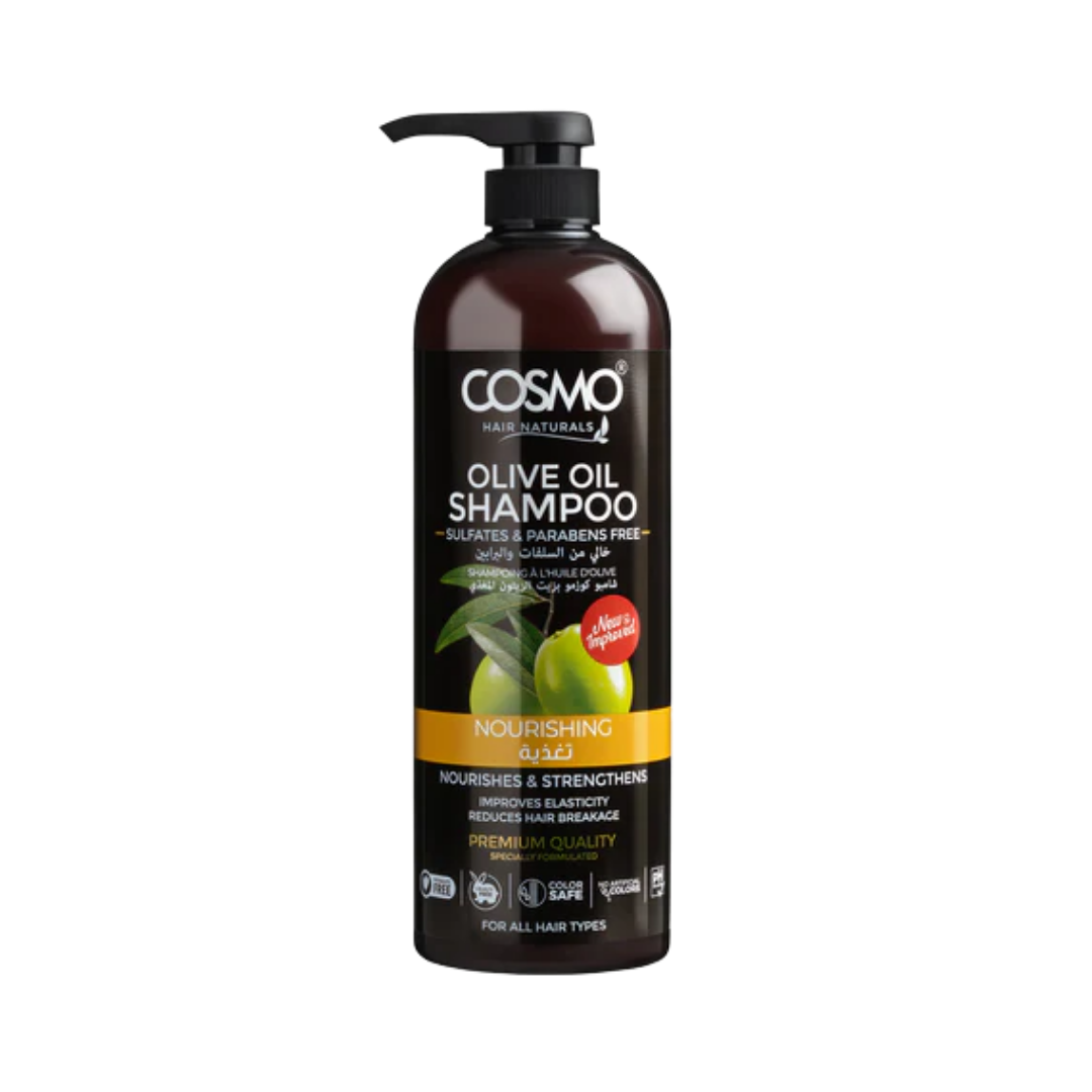 COSMO Olive Oil Nourishing Shampoo - 1000ml | كوزمو شامبو مغذي بزيت الزيتون - 1000 مل